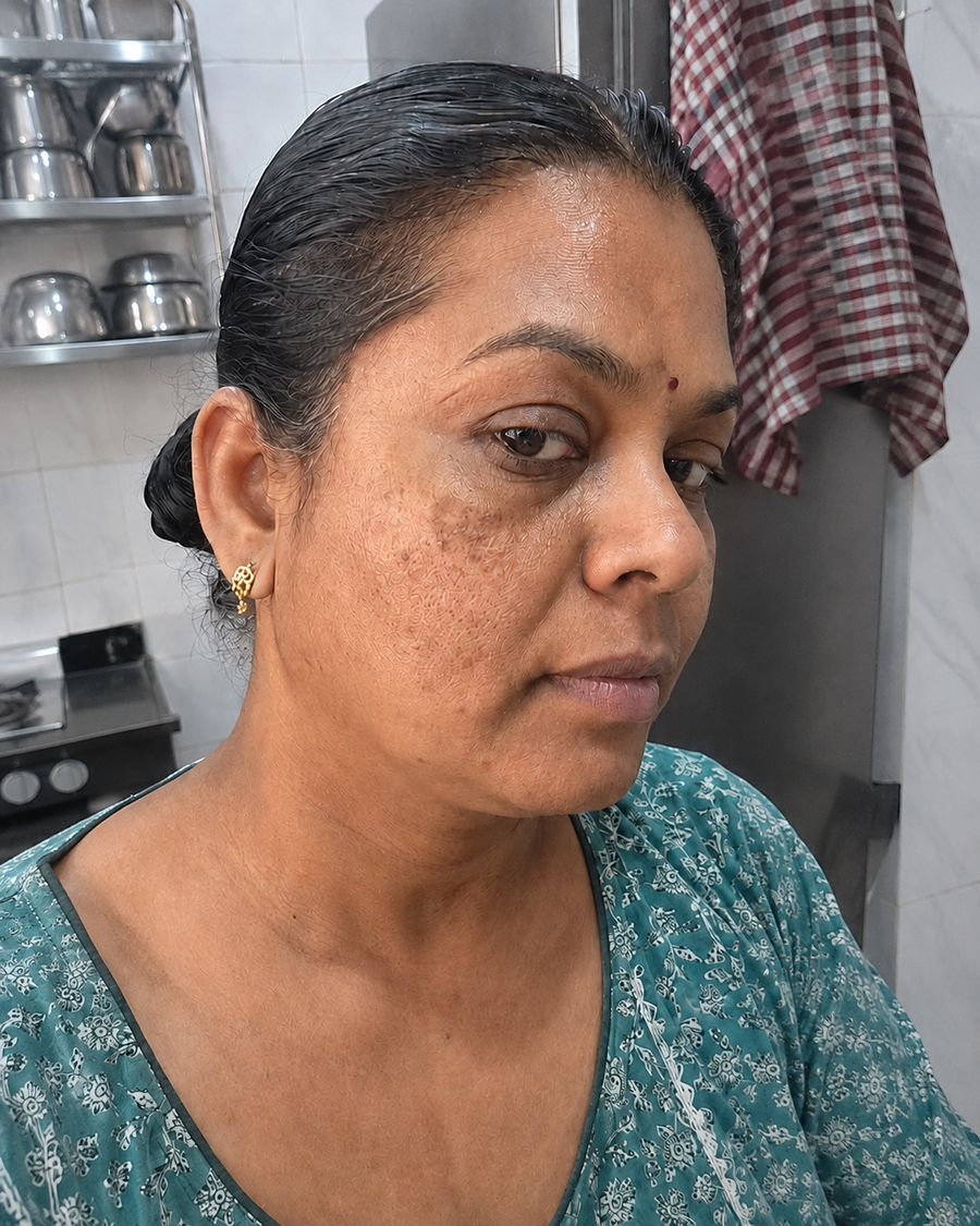 Before - High pigmentation